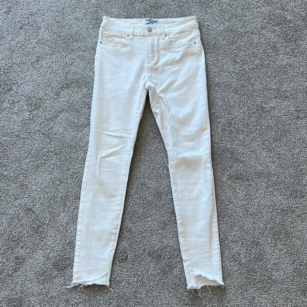 Velvet Heart White denim jeans